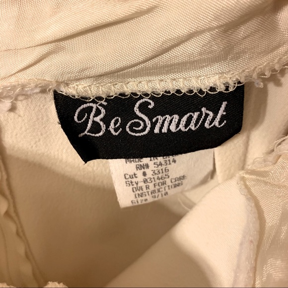 Vintage cream pencil skirt - Picture 4 of 4